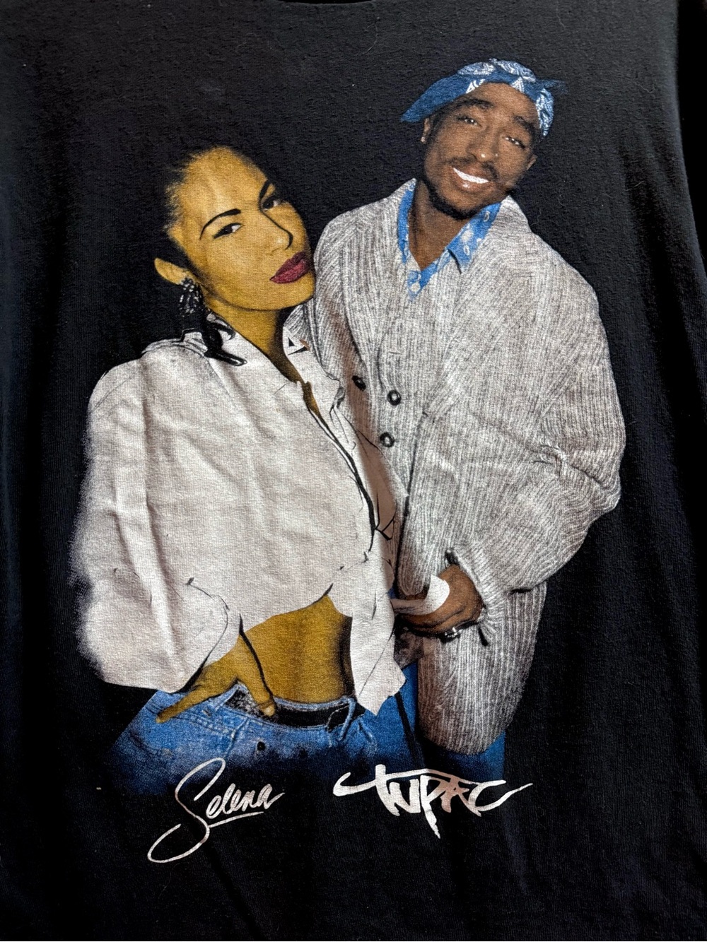 Selena and Tupac Shirt (Officially Licensed) M
